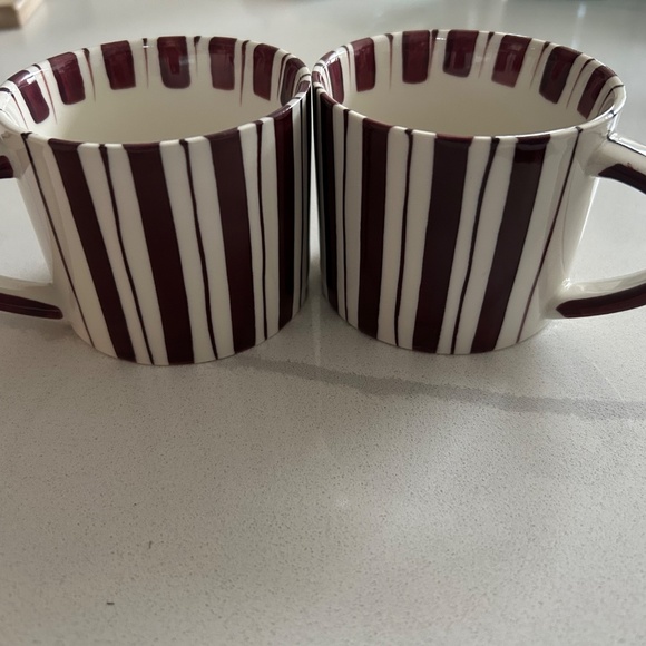 Coffee Cups in Cherry Lacquer by Noon & Moon Set of 2 - Picture 12 of 12
